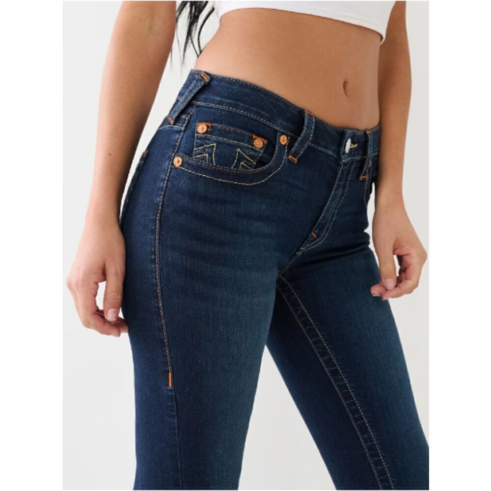 True Religion 'Jennie Curvy' Mid Rise Skinny Size 26 Indigo - Picture 10 of 10
